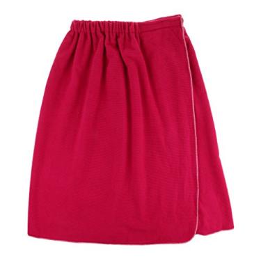 Imagem de Roupão de banho feminino microfibra spa corpo toalha envoltório - ajustável e lavável - forte absorção de água - para banho/spa/chuveiro - envoltório de chuveiro feminino - conforme descrito, vermelho