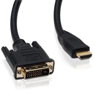 Imagem de Cabo HDMI x DVI-D D 24+1 Dual Link com 1.8 Mts - Preto - DEX