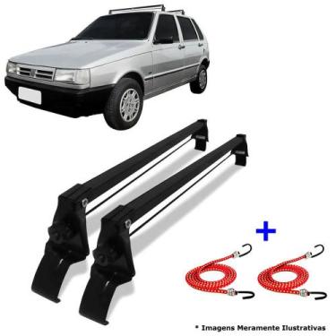 Imagem de Rack Teto Fiat Uno 4 Portas 1993 A 2013 + 2 Elástico Carga - VHIP
