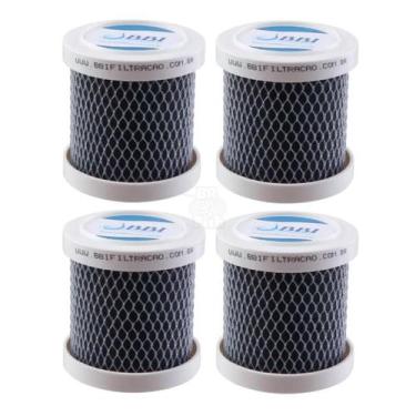Imagem de Filtro Carbon Block Kit 4 Unidades BBI Odorless Geladeiras - Bbi Filtr