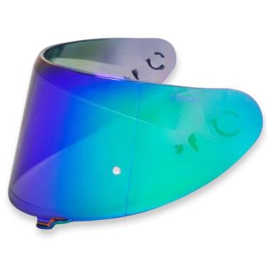 Imagem de Viseira Capacete ASX Revo Espelhada Verde V18B - AXXIS