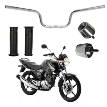 Imagem de Guidão Ybr pesinho PCX par de manoplas 125 2001 a 2015 Factor peso mot