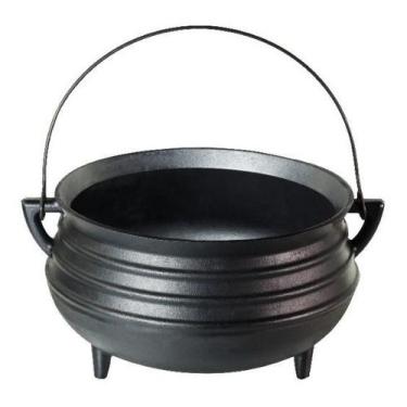 Imagem de Panela Tripé Caldeirão Ferro Fundido Sem Tampa 1,0 Litro Santana, Cald