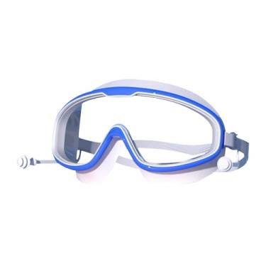 Imagem de Pegciuho Óculos de Natação Infantis, Alça de Silicone Ajustável, óculos de Natação de Mergulho Portáteis