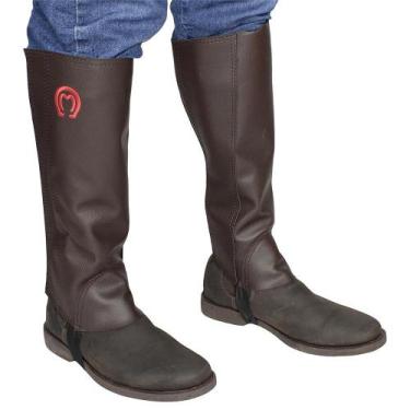 Imagem de Perneira Sintética Mangalarga SV3295 - Marrom - Selaria Vertentes, G, 