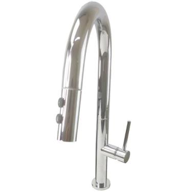 Imagem de Torneira Gourmet Bancada Cozinha Ducha Retratil Monocomando Frio Quent