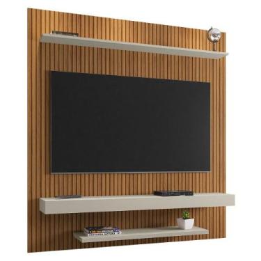 Imagem de Painel para TV 60 Pol 150cm Lima B02 Ripado/Off White - Mpozenato, Rip
