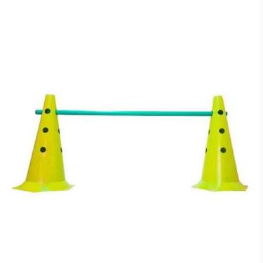 Imagem de Kit de Agilidade 2 Cones 50cm + 1 Barra 1m - Prouno