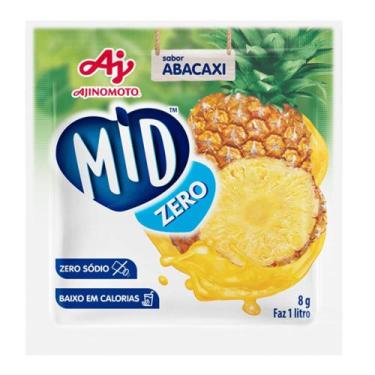 Imagem de Refresco em Pó Sabor Abacaxi Zero Mid 8g