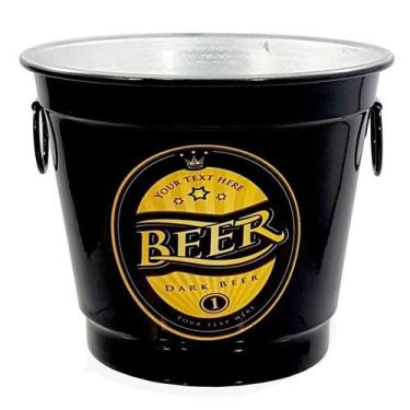 Imagem de Balde Cerveja Preto Beer 4,7L - 85536 - Marana Alumínio