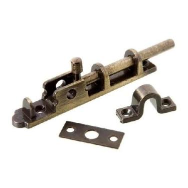 Imagem de Trinco ferrolho para porta ou janela união mundial 12 cm antique
