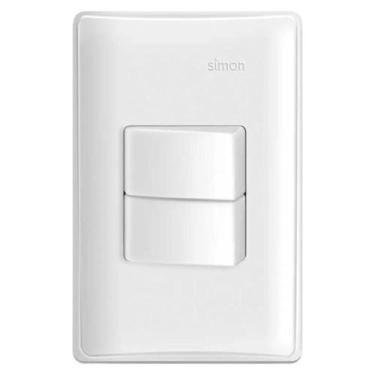 Imagem de Conjunto 4x2 2 Interruptor Simples Branco 19935-30 Simon 19
