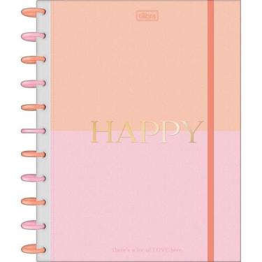 Imagem de Caderno Universitário Tilidisco 10 Matérias Happy 160 Folhas - TILIBRA