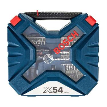 Imagem de Kit de Pontas e Brocas Bosch X-Line, 54 Peças - 2607017507-000