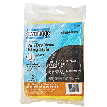 Imagem de Sacolas de filtro HEPA de reposição Vac para aspirador de pó molhado/seco Advantage 16-22 galões, pacote com 2