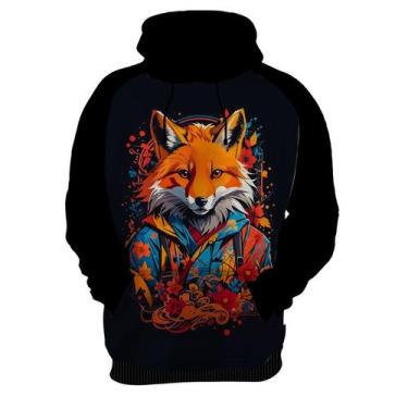 Imagem de Moletom Casaco Animais Raposa Laranja Arte Oriental HD 2 - Enjoy Shop,