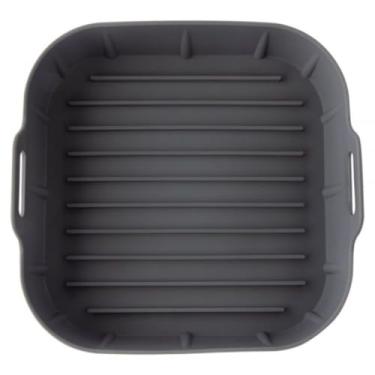 Imagem de Forma de Silicone Para Air fryer Quadrada 19x19x5cm