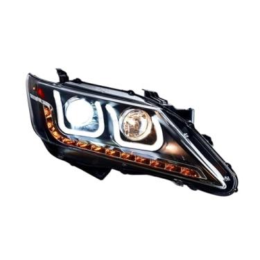 Imagem de Estilo de carro compatível com Toyota Camry V50 2012-2014 LED DRL Hid Head Lamp Angel Eye Bi Xenon Acessórios