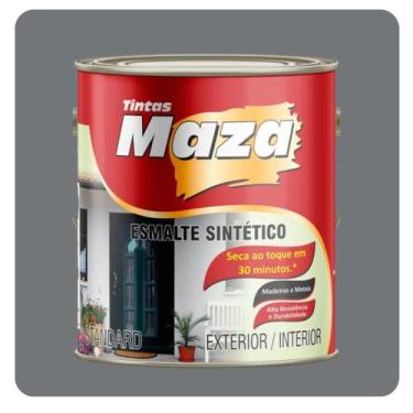 Imagem de Esmalte Sintético Brilhante Cinza Médio 3,6L - MAZA