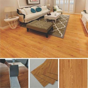 Imagem de Piso Vinilico Autocolante Madeira 10 Unid. - EUROFLOOR, Freijo, Imitaç