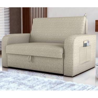 Imagem de Sofá Cama com Baú 2 Lugares Harry Linho 
