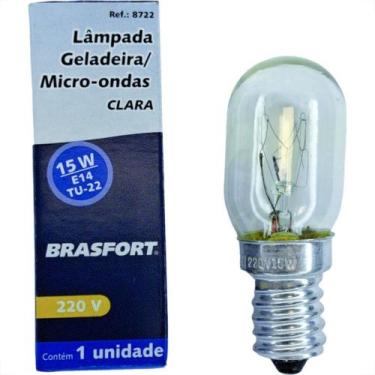 Imagem de Lampada Para Geladeira/Fogao/Lustre Brasfort 15Wx220V. Clara E-14 - BR