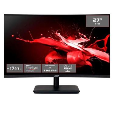 Imagem de Monitor Gamer Curvo Acer 27" Full HD IPS 240Hz 1ms ED270 Nitro Bivolt