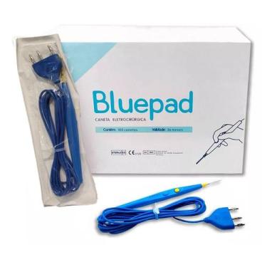 Imagem de Caneta para Bisturi Elétrico com Comando Manual Descartável BP20 Bluep