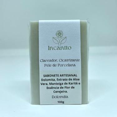 Imagem de Sabonete Artesanal de Dolomita, Pele de Porcelana 100g