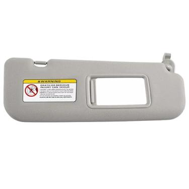 Imagem de Viseira Solar Do Carro Para Hyundai Elantra 2011-2015 Com Placa De Tampa De Espelho De Vaidade Para Bloquear A Luz Solar 852103X000TX 852203X000TX,Gray right side