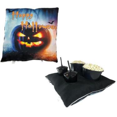 Imagem de Almofada Quadrada Almofada Porta Pipoca - Halloween - Maria dos Reis