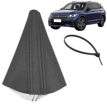 Imagem de Coifa Para Alavanca Cambio Automático Tiguan 2010 À 2017 - Tunning Cou