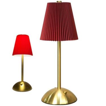 Imagem de Luminaria de Mesa LED 3 Tons Controle de Intensidade USB Bateria Recar