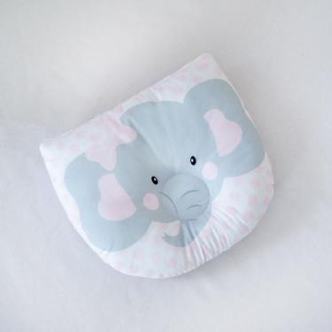 Imagem de Travesseiro Anatômico Para Bebê Elefante Rosa - Miguel Baby