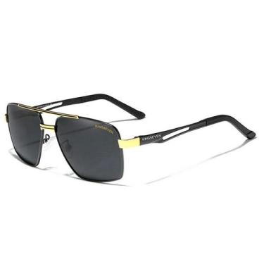 Imagem de Óculos de Sol Masculino De Aluminio KINGSEVEN com Proteção Uv400 Óculo