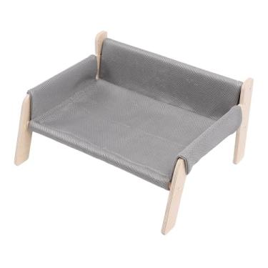 Imagem de Cama de Gato, sofá de Cachorro Cama de Animais de Estimação Pine Wood Elegante Aparência Versátil sofá -Cama de Cachorro Elevada para Cães Ao Ar Livre para Cães Grandes Cães