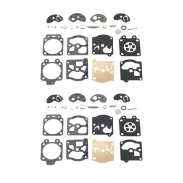 Imagem de Acessórios de carburador de carburador de motosserra Kit de reparo de agulha de junta de diafragma para WA WT Walbro Series K10 K20-WAT (2SET)