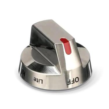 Imagem de Puxadores de fogão DG64-00473A, substituições compatíveis com botão de fogão Samsung Fogão de substituição de fogão a gás botón Estufa Parts Steel NX58F5700WS NX58H5600SS NX58H5650WS NX58J7750SS