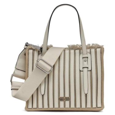 Imagem de Calvin Klein Mini bolsa transversal essencial moderna, Querubim branco remendado, One Size