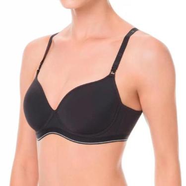 Imagem de Sutiã Lift Airy Com Aro e Bojo em Microfibra Liz 51818, Pt, Preto, 44B