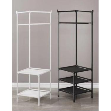 Imagem de Cabideiro de Pé Livre de Metal - GM Hair, Branco