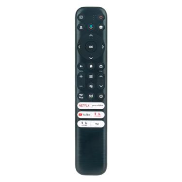 Imagem de Controle remoto de voz de substituição RC813 compatível com TCL Google TV/Android/Mini-LED/QLED 4K/UHD Smart/Q6/Q7/QM8/S3/S4/Q650G/Q670G/Q750G/QM850G/S370G/S470G 75Q670G 85Q670G 65Q670G G 55Q6