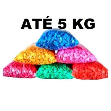 Imagem de Pedra Colorida Decorativa Cores Para Vasos, Jardim e Decoração em Gera