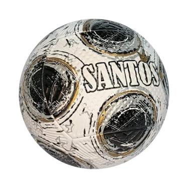 Imagem de Bola de Futebol PVC/PU Nº 5 Retrô Santos Futebol e Magia - 1687