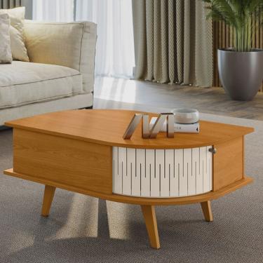 Imagem de Mesa de Centro Oval 2 Portas de Correr Indianapolis