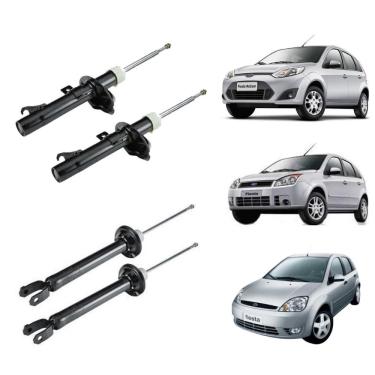 Imagem de Par Amortecedor Dianteiro E Traseiro Fiesta 2004 A 2014