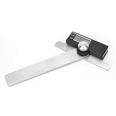 Imagem de Goniômetro de Aço Inoxidável, Régua Digital de ângulo Elétrico, 0-180 °, Alta Precisão, Com Tela Grande, para Madeira, Construção, Processamento Mecânico