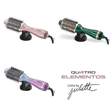 Imagem de Escova Secadora Alisadora Mondial By Juliette 1200W Qu4tro Elementos Bivolt