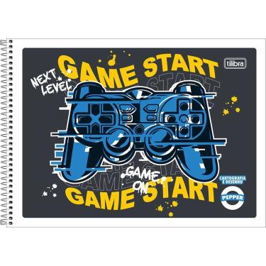 Imagem de Caderno de Desenho e Cartografia Pepper Capa Flexível 40 Folhas Tilibra