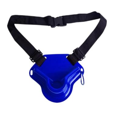 Imagem de kowaku Pesca cinto da cintura haste do barriga de barriga de pescadores equipamentos de presente portador de poste brigando para pesca de barco, Azul